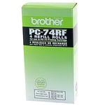 Afbeelding van Brother PC-74RF donorrol zwart 4 stuks (origineel) | BRPC74