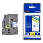 Afbeelding van Brother TZe-223 tape blauw op wit 9mm x 8m (origineel) | BROTZE223