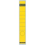 Afbeelding van Leitz 1648 rugetiketten | geel | zelfklevend | smal | 39 mm x 285 mm | 10 etiketten | LEI16480015