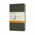 Afbeelding van Moleskine pocket schrift | gelinieerd | 64 vel | groen | 3 stuks | MOLCH011K15