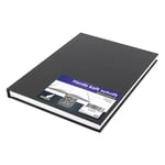 Afbeelding van Kangaro gebonden boek K-5519 | A5 | gelinieerd | zwart | 80 vel | KANK-5519