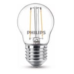 Afbeelding van Philips E27 LED-lamp | 2W (25W) | warm wit | helder | kogelmodel | PHLED02370