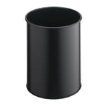 Afbeelding van Durable 330101 papierbak | metaal | gesloten | zwart | 15 liter | DUR330101