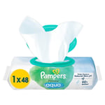 Afbeelding van Pampers billendoekjes | Harmonie Aqua | 48 doekjes | QC-PA-04043