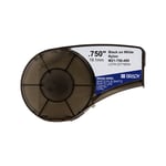 Afbeelding van Brady M21-750-499 tape nylon | zwart op wit | 19,1mm x 4,88m | BRAM21-750-499