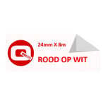 Afbeelding van Brother TZe-252 tape rood op wit 24mm x 8m (huismerk) | STTZe-252