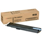 Afbeelding van Kyocera TK-800Y toner cartridge geel (origineel) | KYOTK800Y