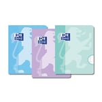 Afbeelding van Oxford School schrift | A5 | gelinieerd | assorti pastel | 36 vel | 3 stuks | OXF400171664