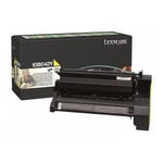Afbeelding van Lexmark 10B042Y toner cartridge geel hoge capaciteit (origineel) | LEX10B042Y