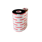 Afbeelding van Toshiba AW6F / BSA40110 wax ribbon zwart (origineel) | TOSBSA40110AW6F