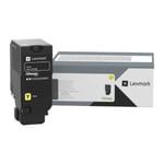Afbeelding van Lexmark 24B7517 toner cartridge geel (origineel) | LEX24B7517