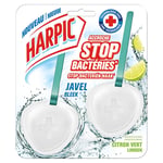 Afbeelding van Harpic Toiletblok | Bleek & Limoen | 40 gram | 2 stuks | QC-HA-00047