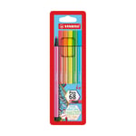 Afbeelding van STABILO 68 neon stiften | assorti | 1,4 mm | 6 stiften | STA6806-1
