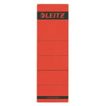 Afbeelding van Leitz 1642 rugetiketten | rood | zelfklevend | breed | 61 mm x 191 mm | 10 etiketten | LEI16420025