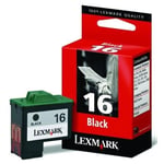 Afbeelding van Lexmark 10N0016 nr. 16 inktcartridge zwart (origineel) | LEX10N0016