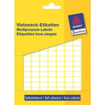 Afbeelding van Avery Zweckform 3306 multifunctionele etiketten | wit | 13 mm x 8 mm | 3712 etiketten | AVE3306