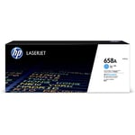 Afbeelding van HP W2001A nr. 658A toner cartridge cyaan (origineel) | HPW2001A
