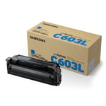 Afbeelding van Samsung CLT-C603L toner cartridge cyaan (origineel) | SAMCLT-C603L