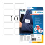Afbeelding van Herma 4514 naambadge/textiel etiketten | A4 | 80 x 50 | wit | 200 etiketten | HER4514