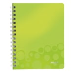 Afbeelding van Leitz collegeblok 4641 WOW | A5 | geruit | groen metallic | 80gr. | 80 vel | LEI46410064