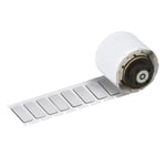 Afbeelding van Brady M71EP-1-7593-SL gelamineerde polyester labels zilver | 27,00 mm x 8,00 mm (origineel) | BRAM71EP-1-7593-SL