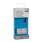 Afbeelding van Sigel krachtmagneet | Superdym | aluminium | kubus | 20 x 20 x 20 mm | 2 stuks | SIGSI-GL706