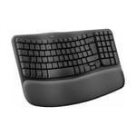 Afbeelding van Logitech Wave Keys toetsenbord | draadloos | USB-ontvanger | zwart | LOG920-012304