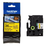 Afbeelding van Brother TZe-SL661 zelflaminerend tape zwart op geel 36mm x 8m (origineel) | BROTZe-SL661