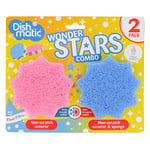 Afbeelding van Dishmatic Krasvrije Wondersponzen | blauw en roze | 2 stuks | DI775NA6618