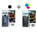 Afbeelding van Epson bundel T040 (black) + T041(color) | EPSB-T040-41
