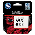 Afbeelding van HP 3YM75AE nr. 653 inktcartridge zwart (origineel) | HP3YM75AE