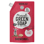 Afbeelding van Marcel's Green Soap Douchegel navulling | Argan en Oudh | 500 ml | QC-MAR-00089