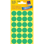 Afbeelding van Avery zweckform 3006 markeringspunten | 18 mm | groen | 96 etiketten | AVE3006