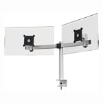 Afbeelding van Durable 508523 Pro monitorarm | 2 monitoren | tot 27 inch | zilver | tot 8 kilo | DUR508523