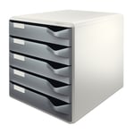 Afbeelding van Leitz 5280 ladeblok | donkergrijs | 5 laden | LEI52800089