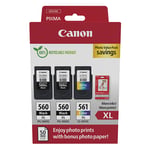 Afbeelding van Canon 2X PG-560XL/CL-561XL photo value bundel (origineel) | CAN3712C012