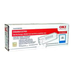 Afbeelding van OKI 43381907 toner cartridge cyaan (origineel) | OKI81907