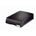 Afbeelding van Leitz 5210 brievenbak plus | met lade | zwart | 1 stuk | LEI52100095