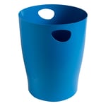 Afbeelding van Exacompta 45384D Bee Blue papiermand | polypropyleen | turquoise | 15 liter | EXA45384D