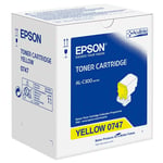 Afbeelding van Epson S050747 toner cartridge geel (origineel) | EPSS050747