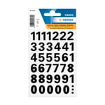 Afbeelding van Herma 4164 0-9 etiketten | 15 mm | zwart | 39 etiketten | HER4164
