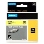 Afbeelding van DYMO S0718340 / 18058 IND Rhino tape krimpkous zwart op geel 19mm (origineel) | 18058