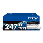Afbeelding van Brother TN-247BK toner cartridge zwart 2 stuks (origineel) | BROTN247BKTWIN