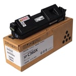 Afbeelding van Ricoh 408250 toner cartridge zwart extra hoge capaciteit (origineel) | RICSP-C361BK