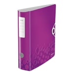 Afbeelding van Leitz 1106 Active WOW ordner | A4 | plastic | paars metallic | 75mm | LEI11060062