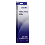 Afbeelding van Epson S015091 inktlint zwart (origineel) | EPSS015091