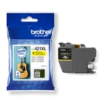 Afbeelding van Brother LC-421XLY inktcartridge geel hoge capaciteit (origineel) | BROLC-421XLY