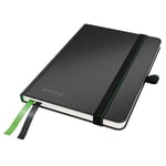 Afbeelding van Leitz 4479 complete schrijfblok | A6 | geruit | zwart | 96gr. | 80 vel | LEI44790095