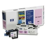 Afbeelding van HP C4965A nr. 83 UV printkop licht magenta / printkopreiniger (origineel) | HPC4965A