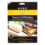 Afbeelding van NoStik Toast grillzak | wit | 16 x 17,5 cm | 2 stuks | NO746NA0448